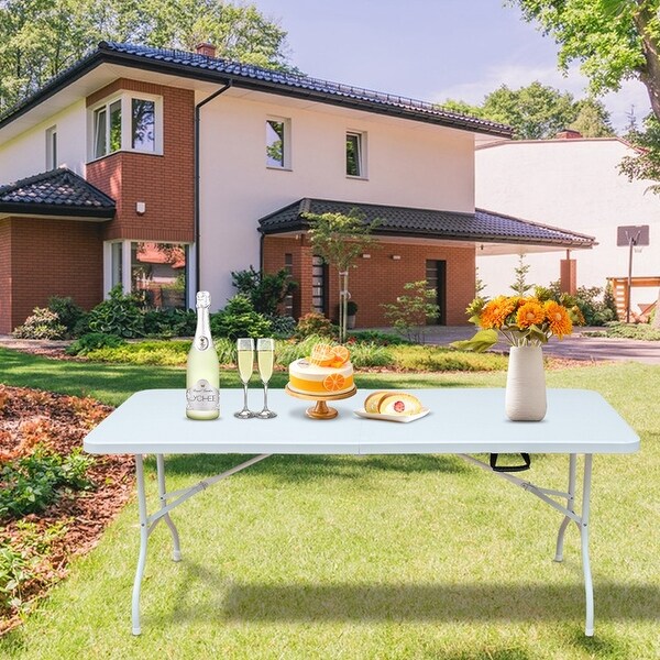 White Multipurpose Outdoor Folding Table