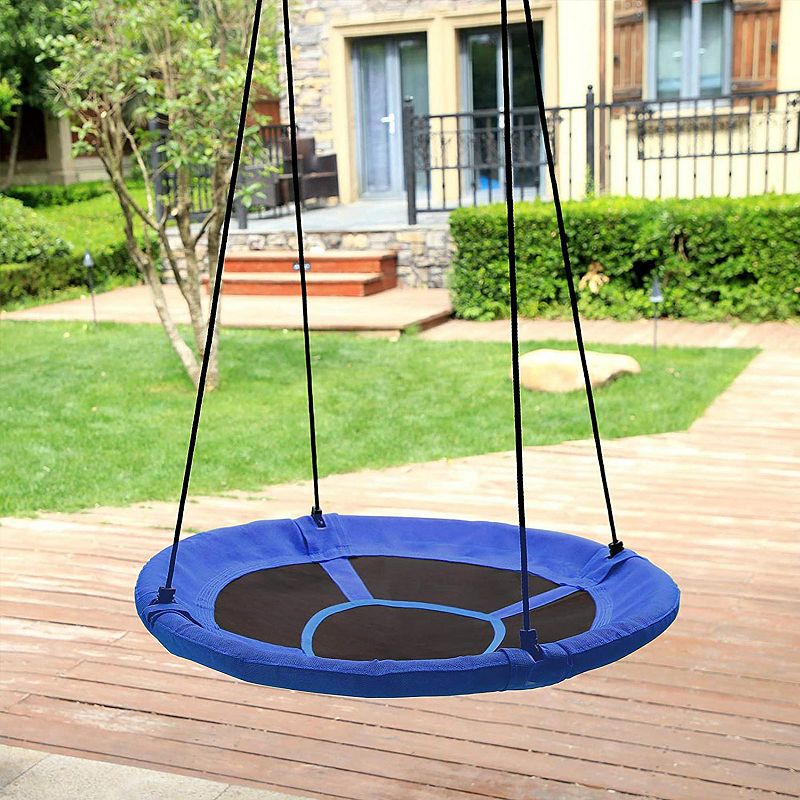 Saucer Tree Swing， 40 Inch， 700 Lb Load， Includes Hanging Kit