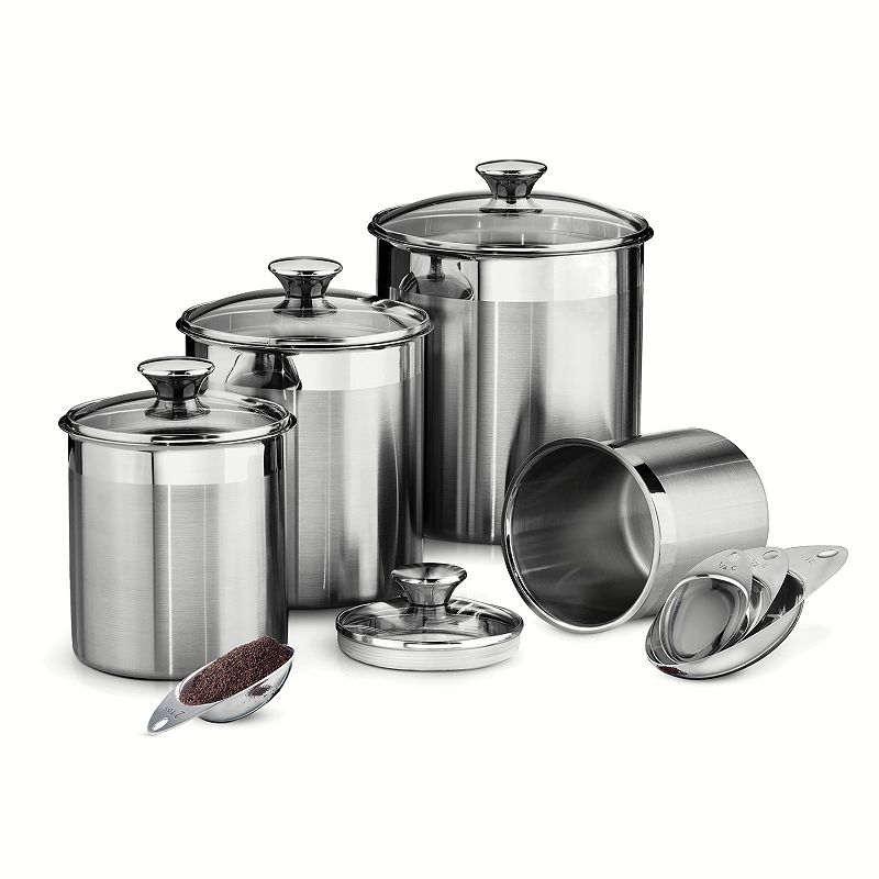 Tramontina Gourmet 8-pc. Stainless Steel Kitchen Canister Set