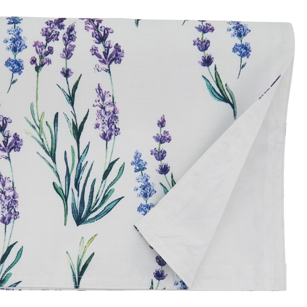 Table Runner with Lavender Design