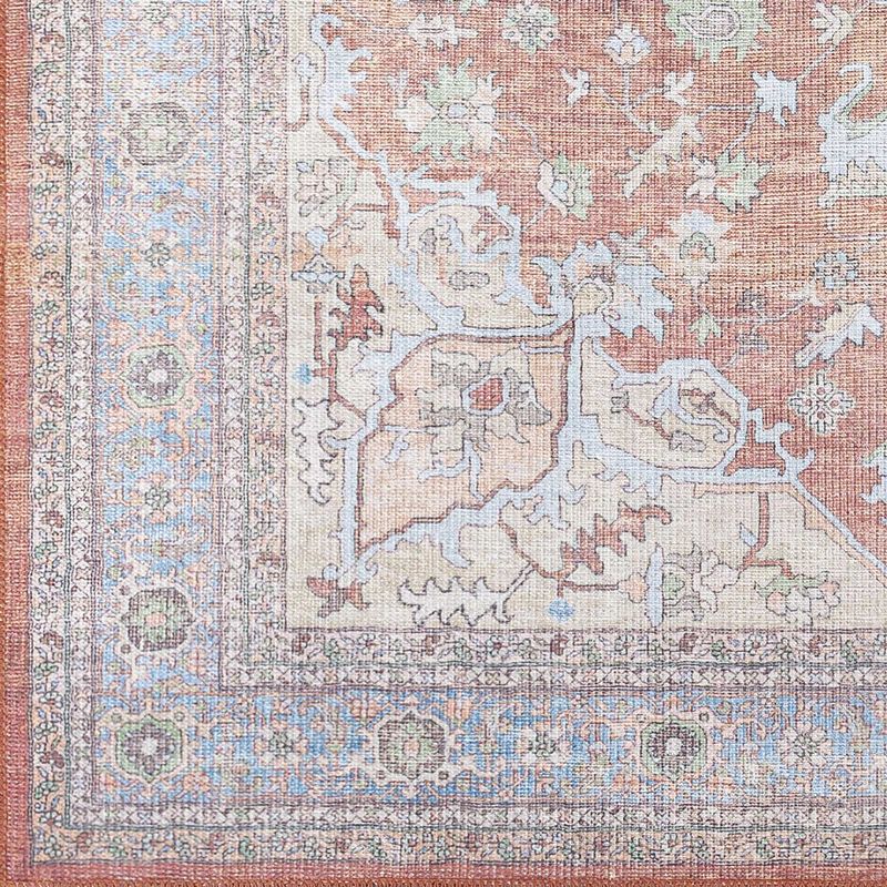 North Pekin Traditional Washable Area Rug