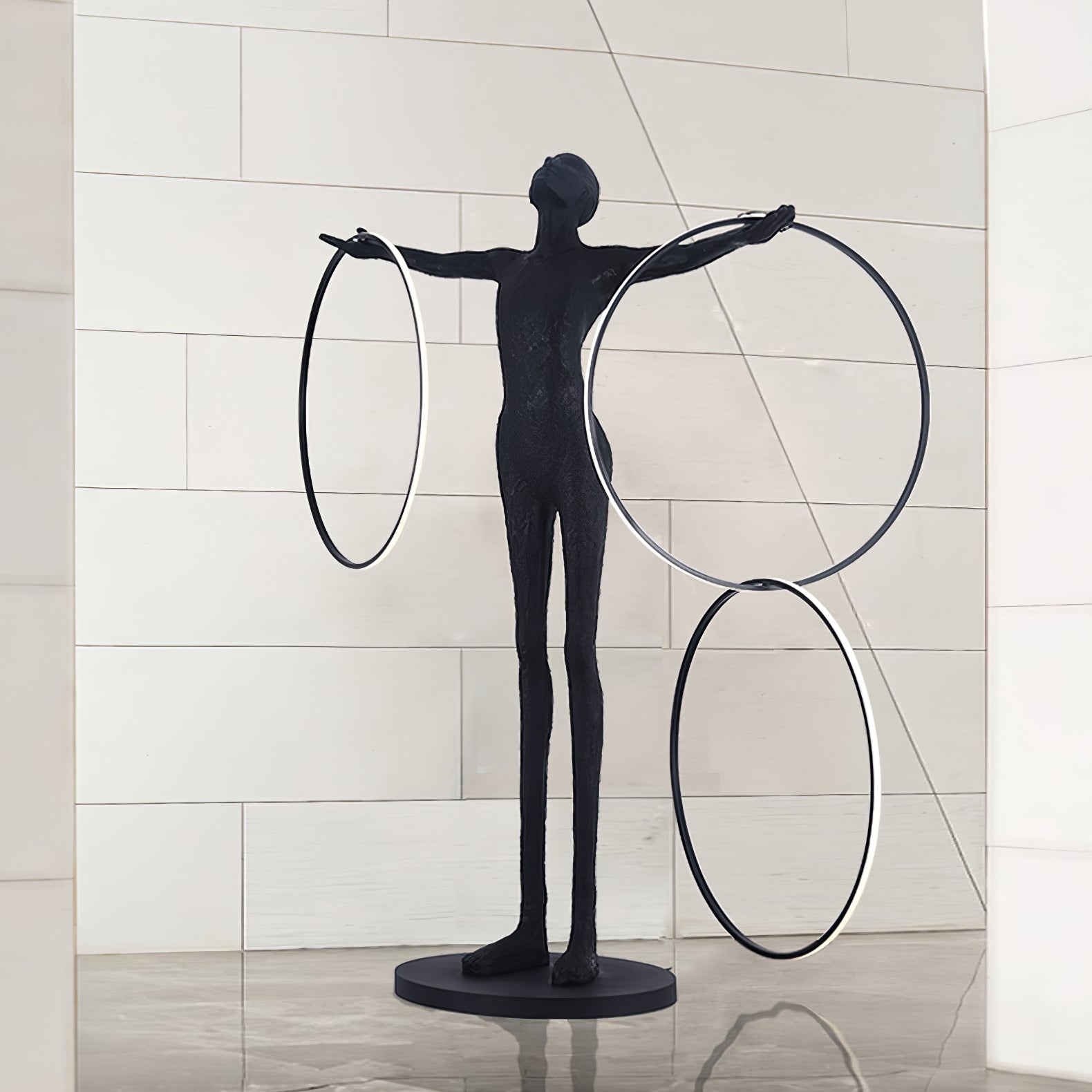 Trinity Life Sculpture Floor Lamp