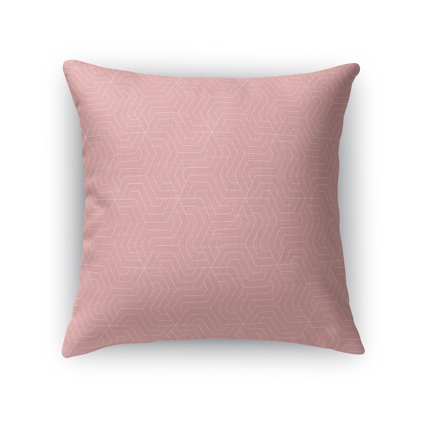 ZEUS PINK AND WHITE Accent Pillow By Kavka Designs