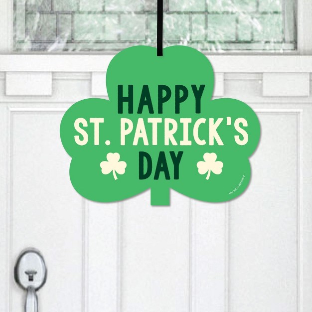 Big Dot Of Happiness St Patrick x27 s Day Hanging Porch Saint Paddy x27 s Day Party Outdoor Decorations Front Door Decor 1 Piece Sign