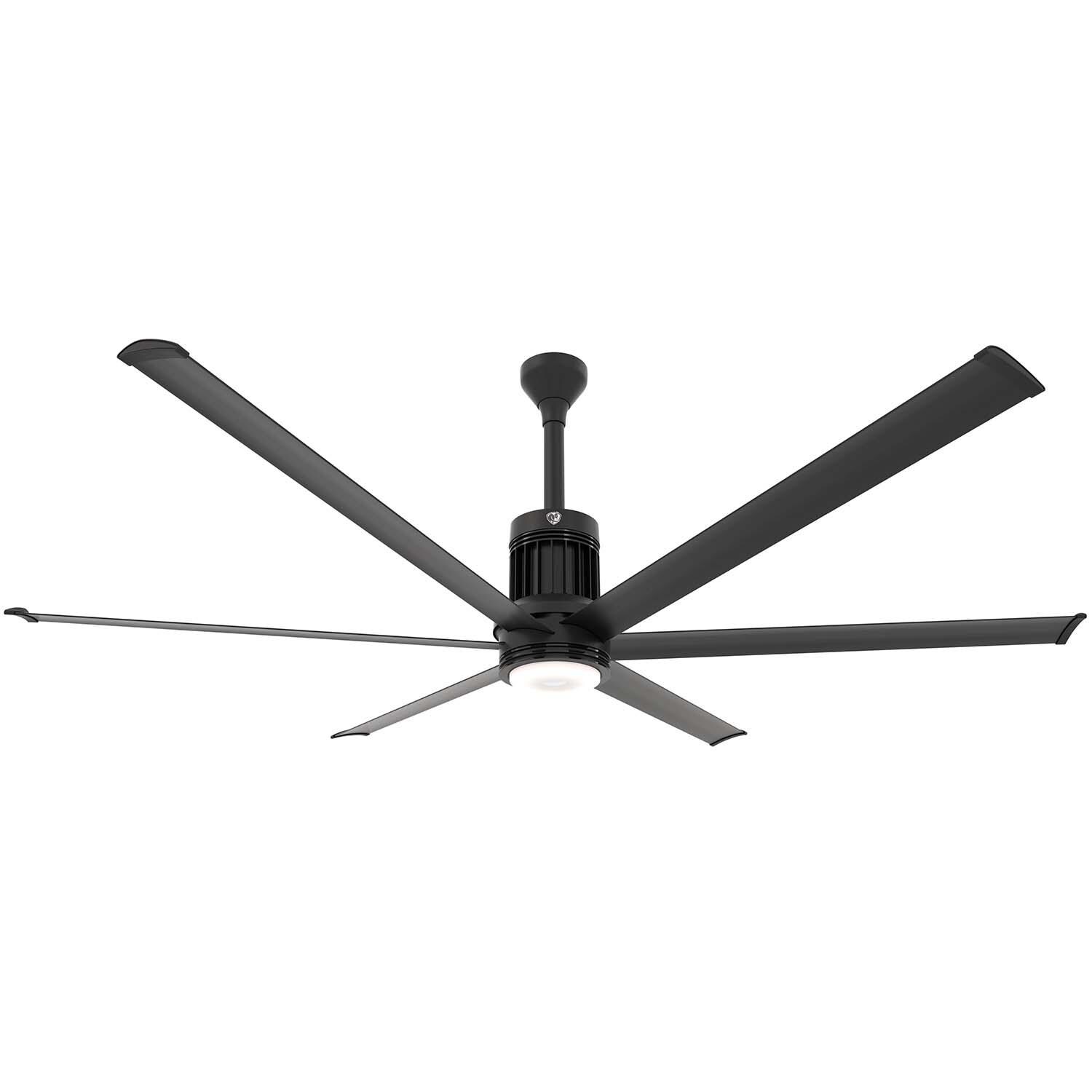 84-Inch i6 Ceiling Fan Universal Mount W/12-Inch Ext Tube Black by Big Ass Fans