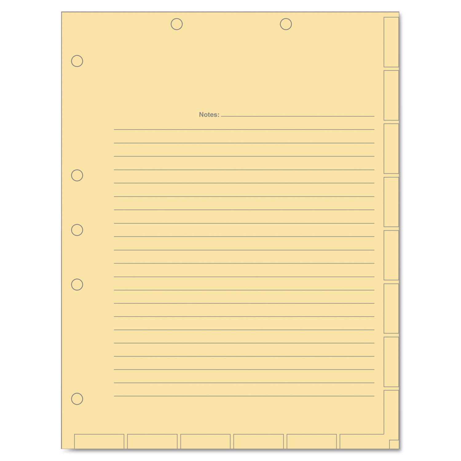 Medical Chart Index Divider Sheets by Tabbiesandreg; TAB54519