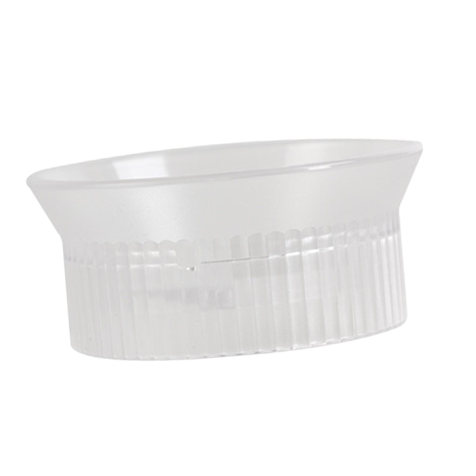 Coffee Pot Tamper Rotary Powder Dosing Ring 360 Rotating Coffee Powder Filler Clear 150ml
