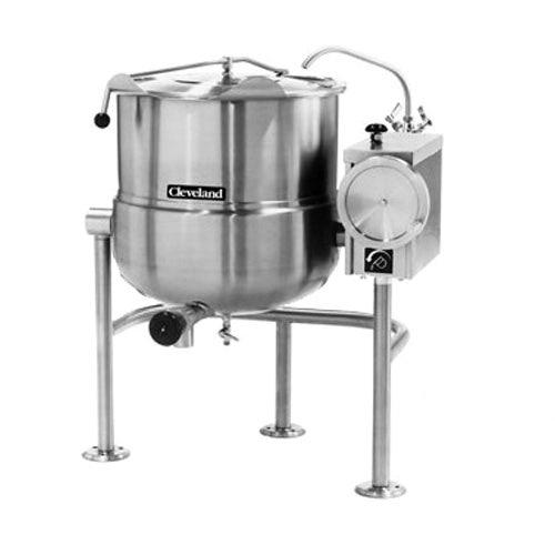 Cleveland KDL40T - 40 Gallon Direct Steam Kettle， Tilting