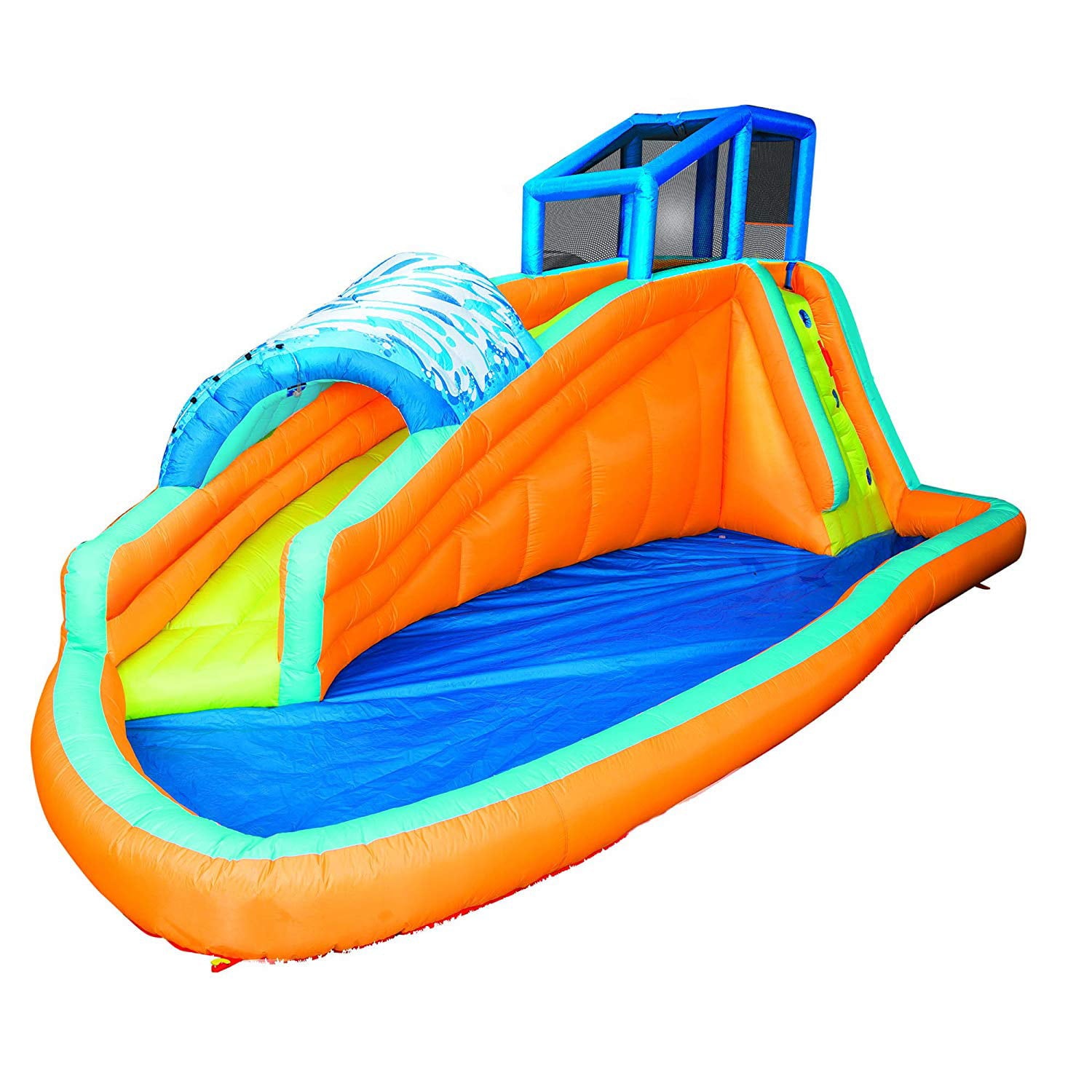 Banzai Surf Rider Kids Inflatable Outdoor Aqua Lagoon Water Slide Splash Park