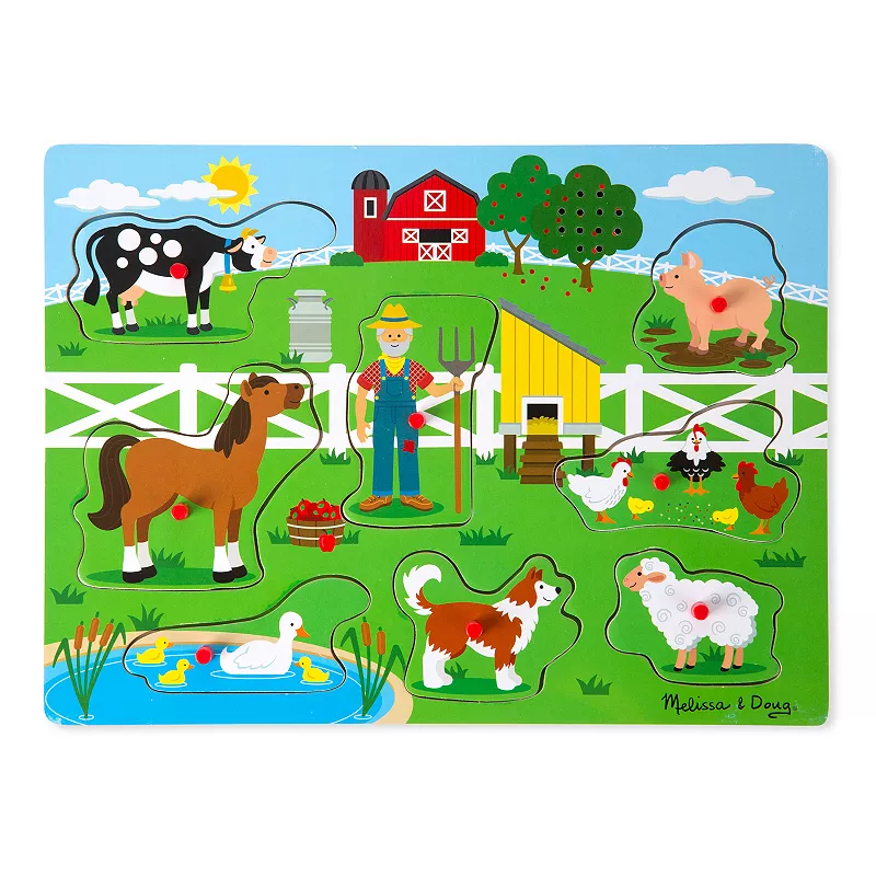 Melissa and Doug Old MacDonald's Farm Sound Puzzle