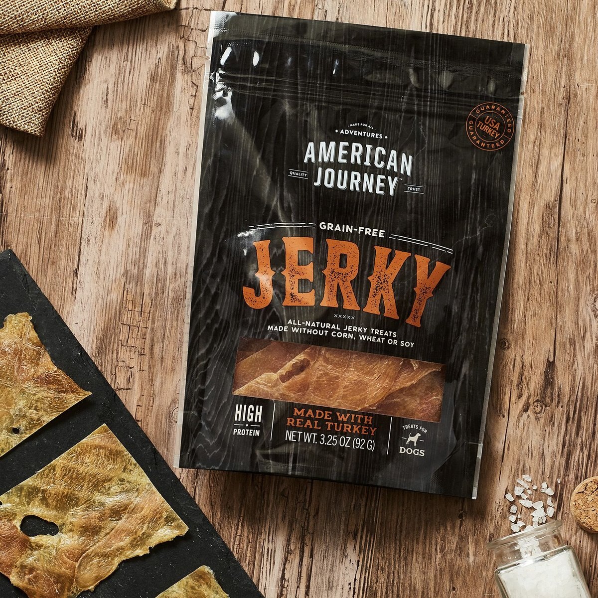 American Journey Turkey Jerky Grain-Free Dog Treats