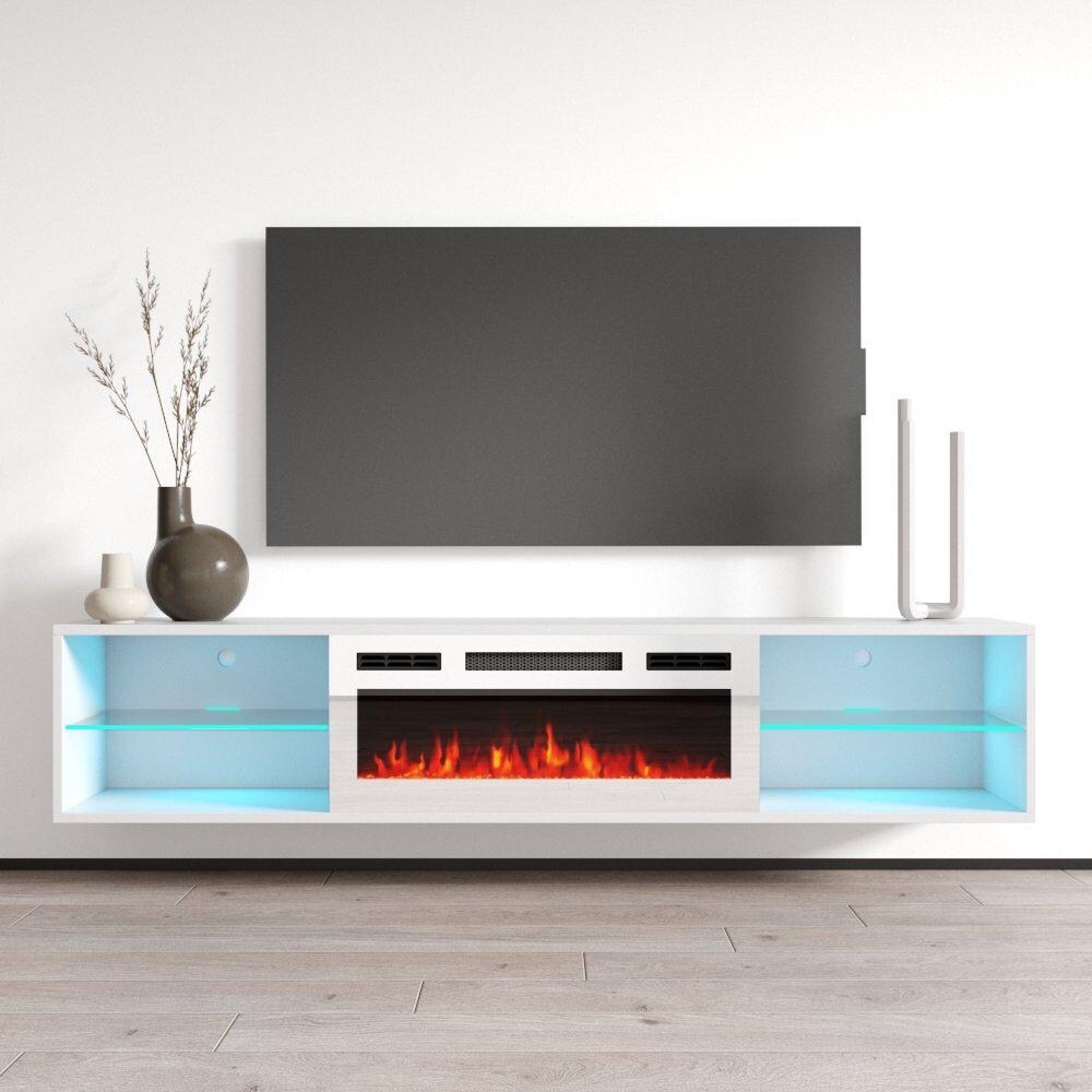 Lima WH EF Wall Mounted Electric Fireplace 72\