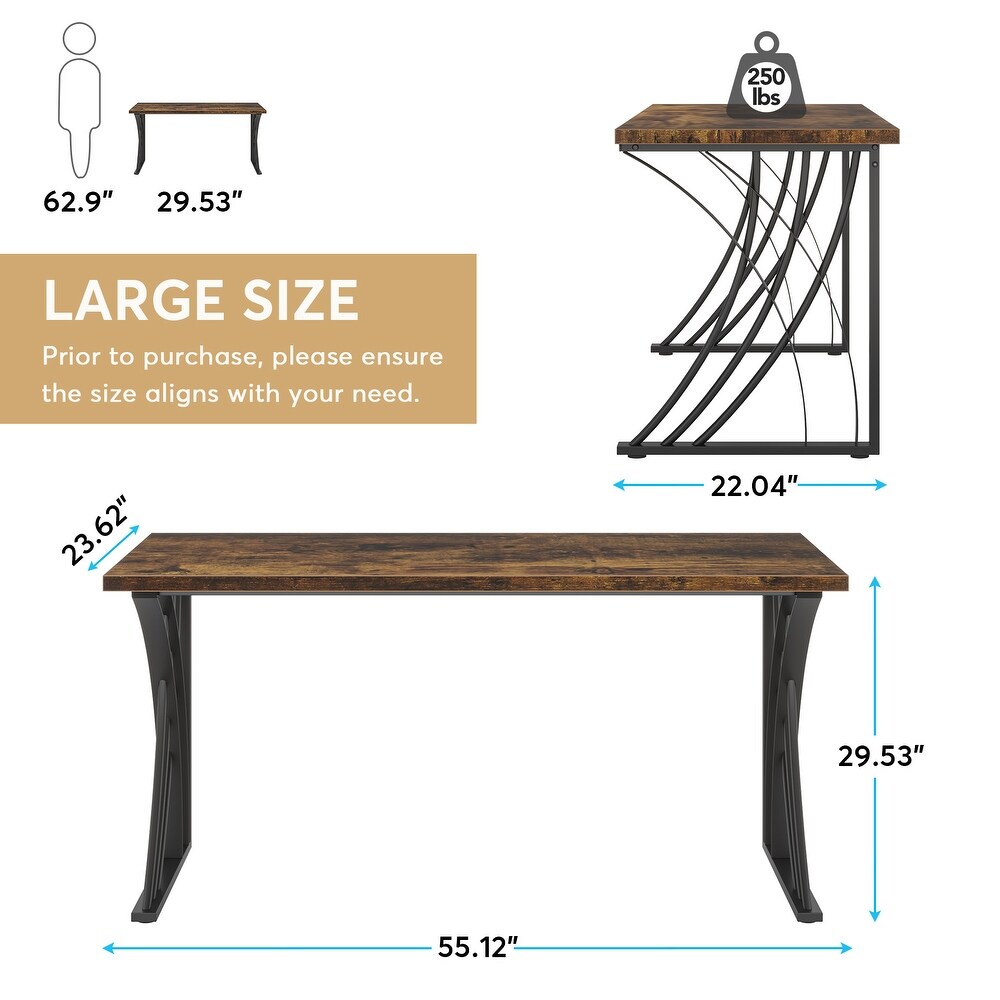 55 in Large Modern Computer Desk