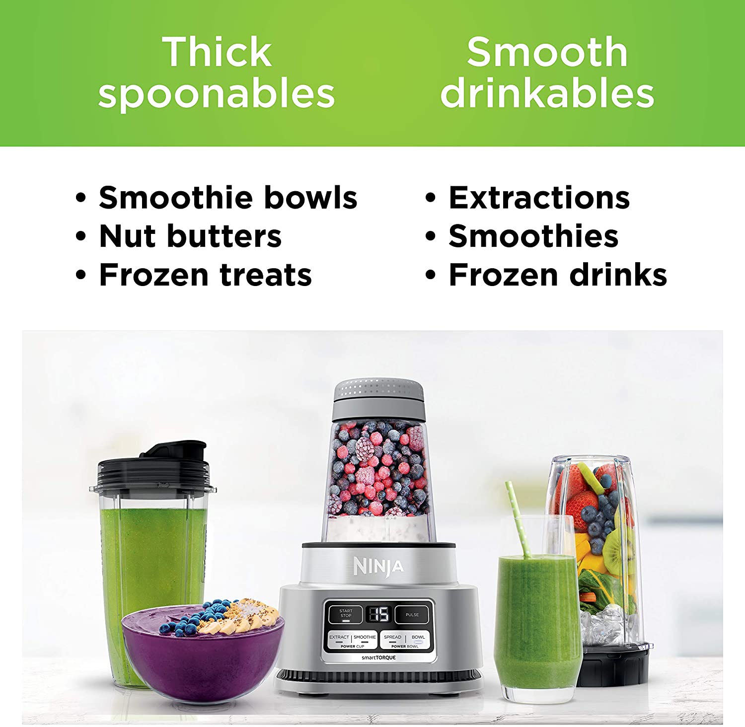 Ninja SS101 Foodi Smoothie Bowl Maker and Personal Blender