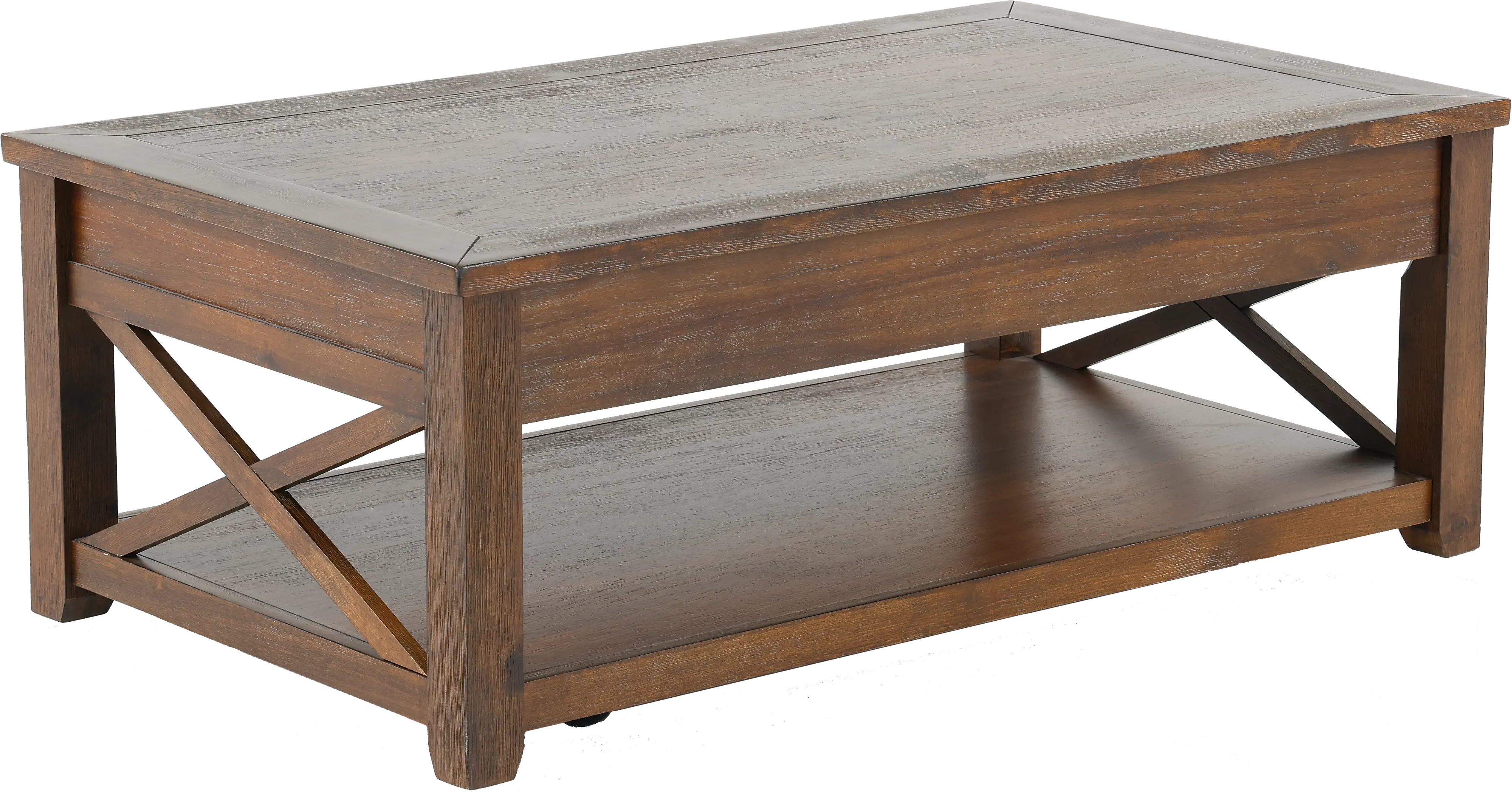 Lenka Mocha Brown Lift Top Coffee Table