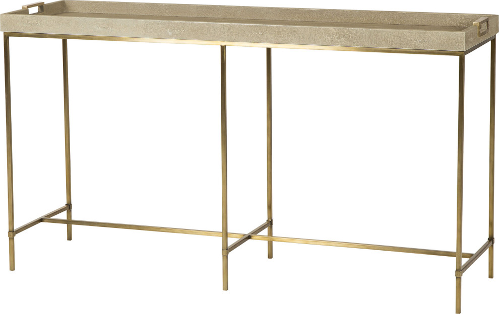 Lexi Tray Console Table   Contemporary   Console Tables   by HedgeApple  Houzz