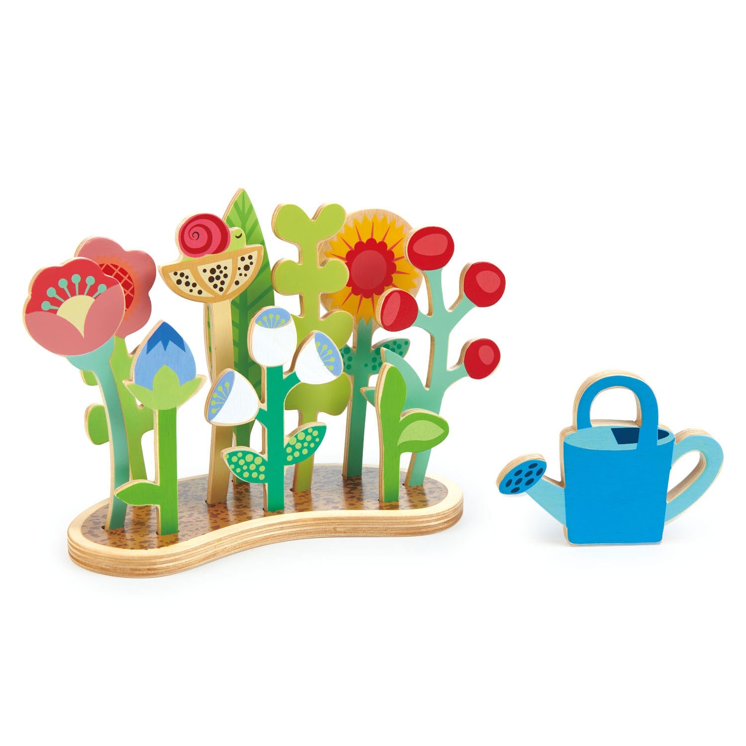 Flower Bed Wooden Toy Set by Tender Leaf Toys