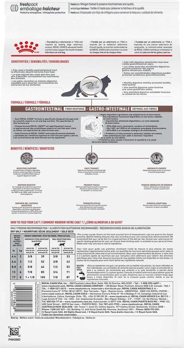 Royal Canin Veterinary Diet Adult Gastrointestinal Fiber Response Dry Cat Food
