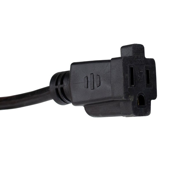 Northlight 100 x27 Black 3 prong Outdoor Extension Power Cord