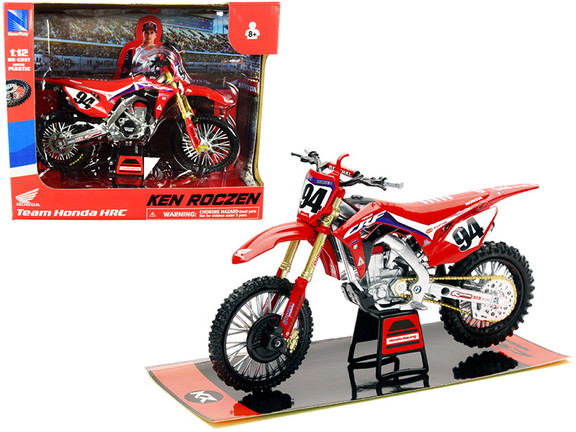 New Ray 58263  Honda CRF450R  94 Ken Roczen Red H...