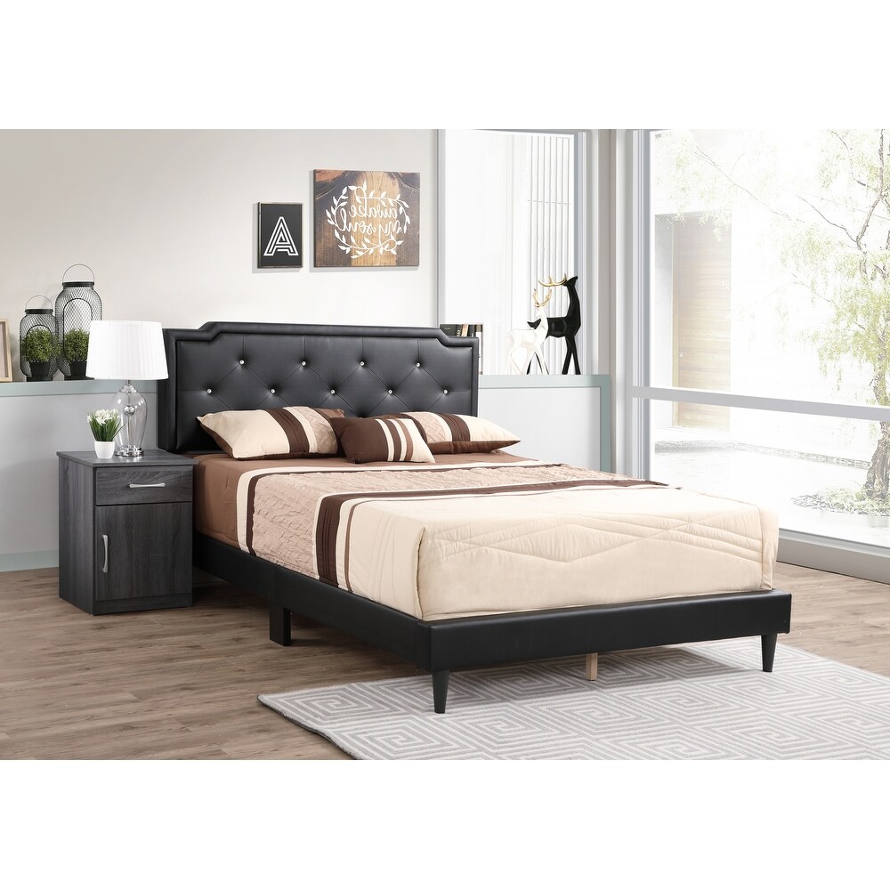 Deb Adjustable Queen Panel Bed