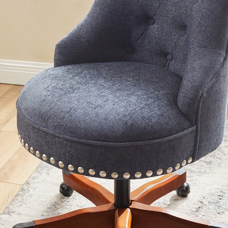 Pamela Tufted Swivel Office Chair