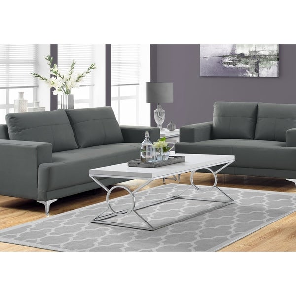 Coffee Table， Accent， Cocktail， Rectangular， Living Room， 44