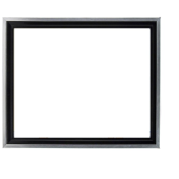 Depth Stretched Canvas Paintings amp Artwork black With Silver Edge