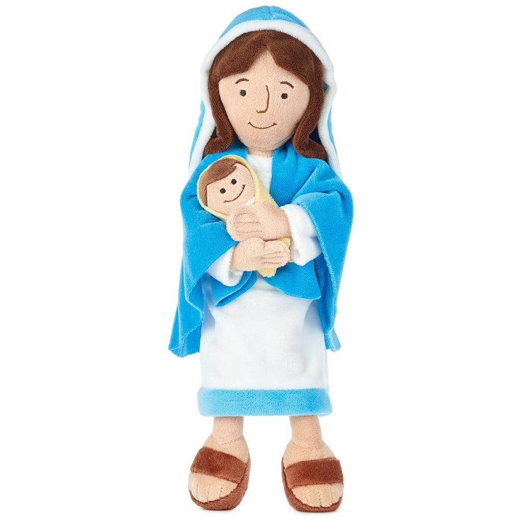 Hallmark  Mother Mary Holding Baby Jesus Stuffed Doll, 12.75