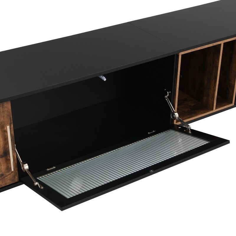 Media Console Table TV Stand for TVs Up to 80\