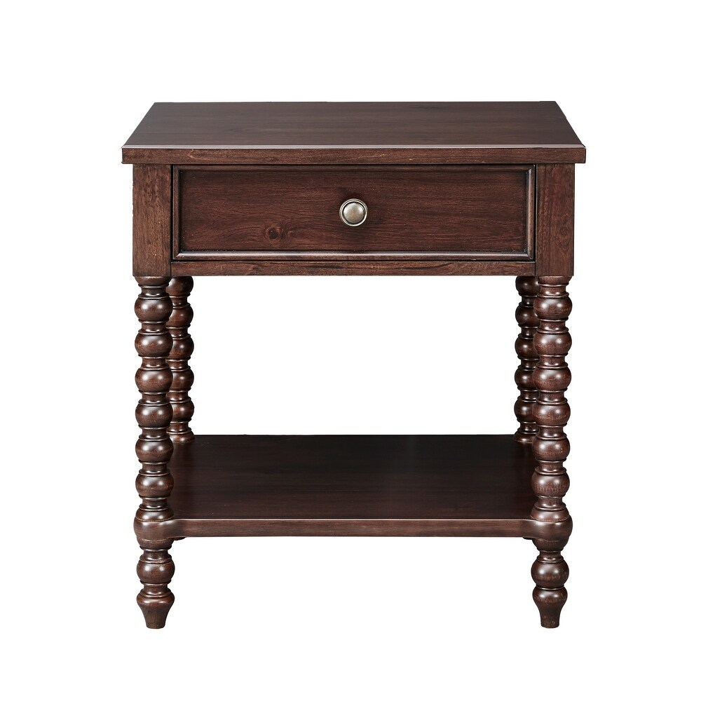 Madison Park Signature Beckett Morocco Brown Nightstand