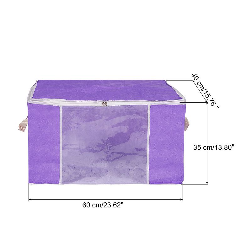 Clothing Storage Box Folding Storage Bag Clothes Organizer， 6pcs