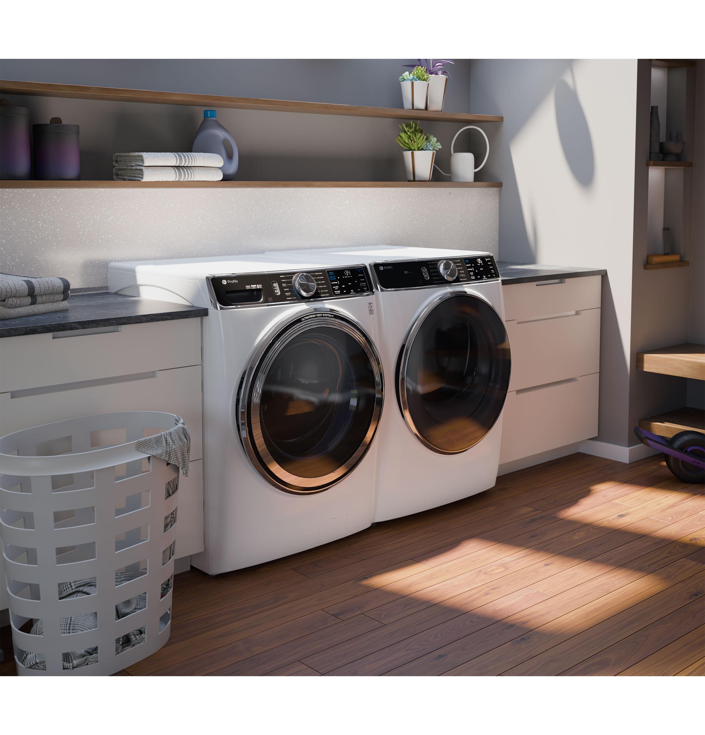 Ge Appliances PFW870SSVWW Ge Profile™ 5.3 Cu. Ft. Capacity Smart Front Load Energy Star® Washer With Ultrafresh™ Vent System+ With Odorblock™