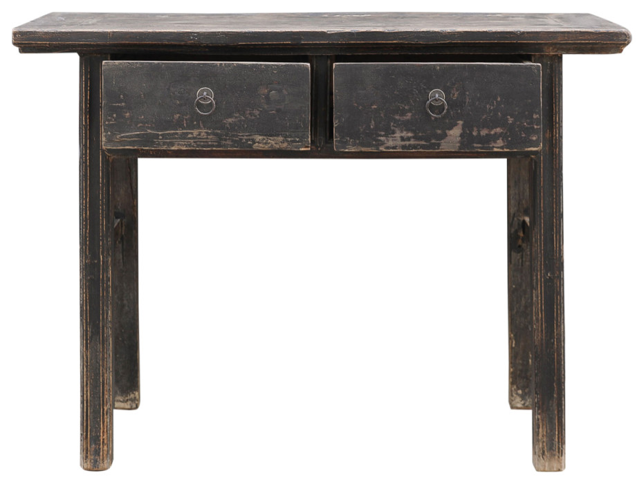 Rustic 2 Drawer Console Table  Versmissen   Contemporary   Console Tables   by Oroa   Distinctive Furniture  Houzz