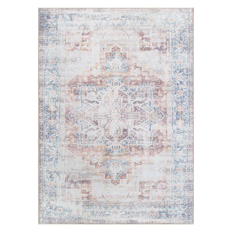 World Rug Gallery Bohemian Distressed Machine Washable Area Rug