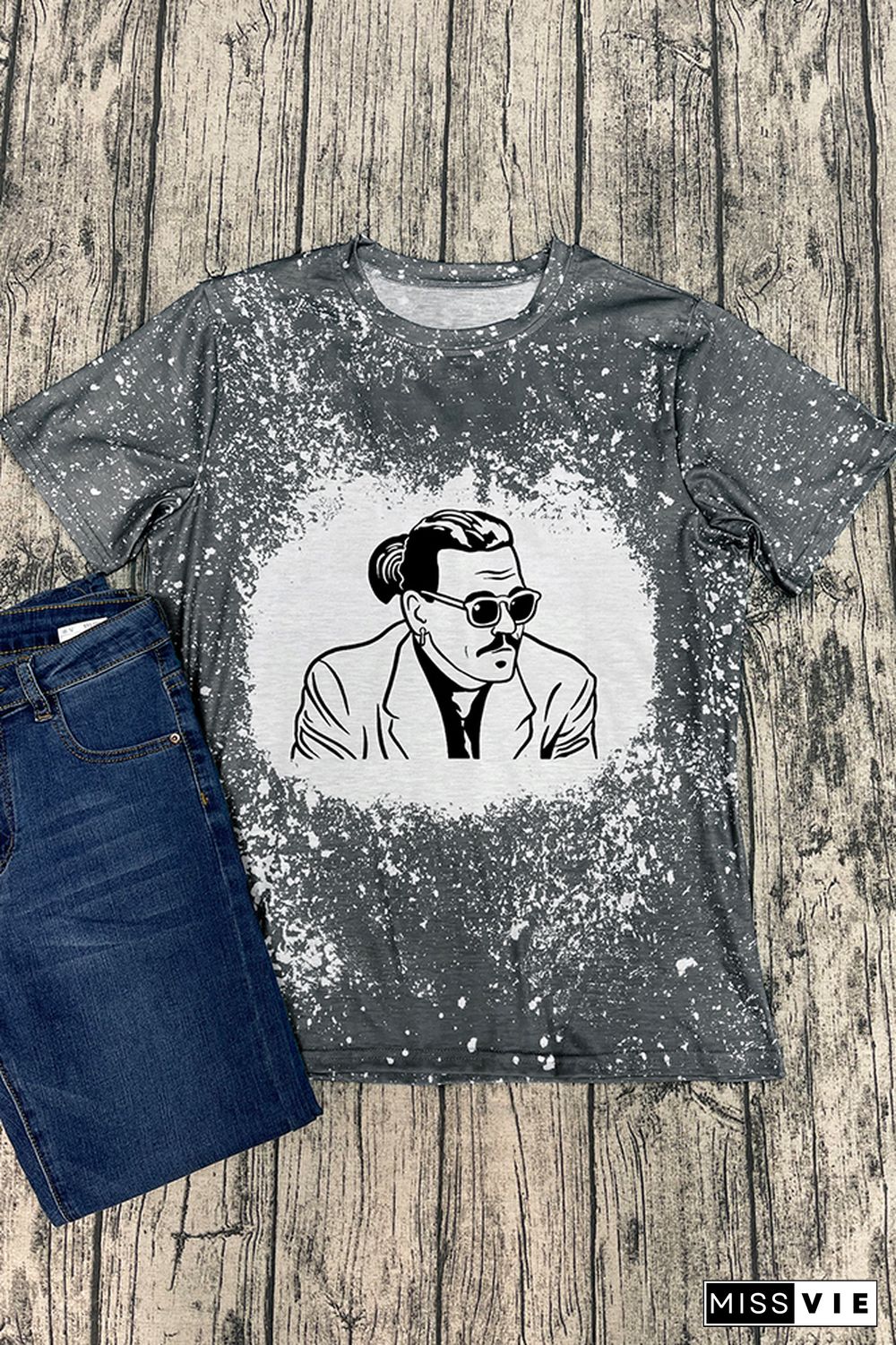 Johnny Depp Trial Graphic Tee Wholesale