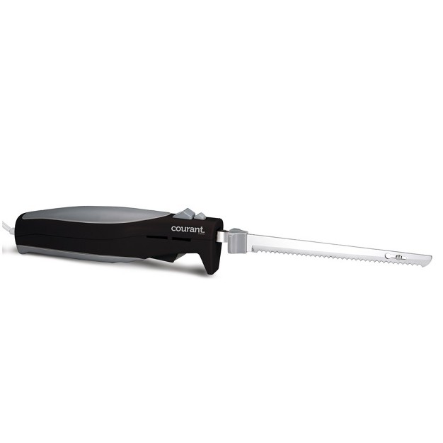 Courant Electric Knife With Stainless Steel Blades Black