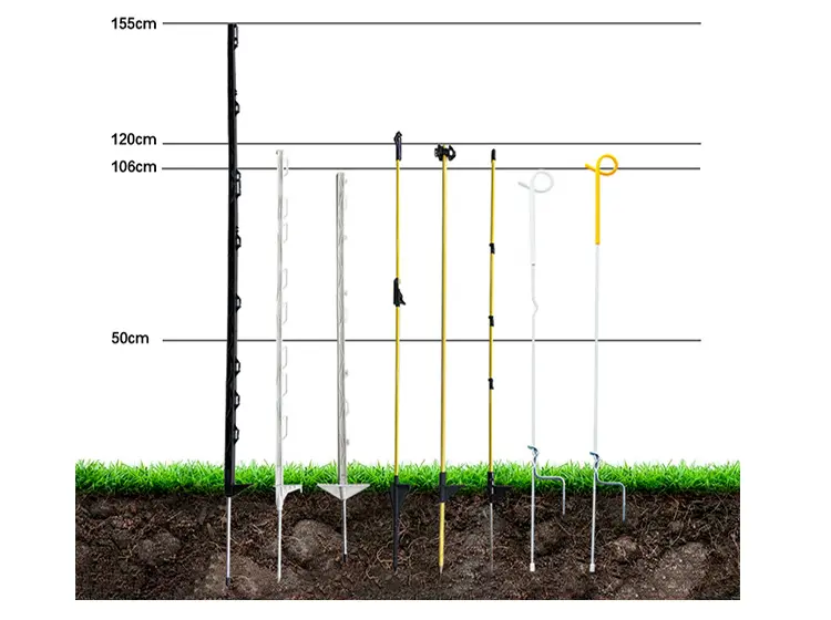 Lydite OEM High Quality Multisize Step In Farm Supply Electric Fence Plastic Fence Post Wholesale Price