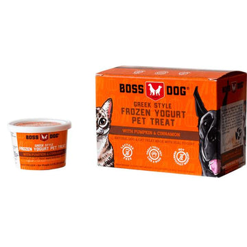 Boss Dog Greek Style Pumpkin and Cinnamon Frozen Yogurt Dog and Cat Treat  andndash; Pet Empire and Supplies