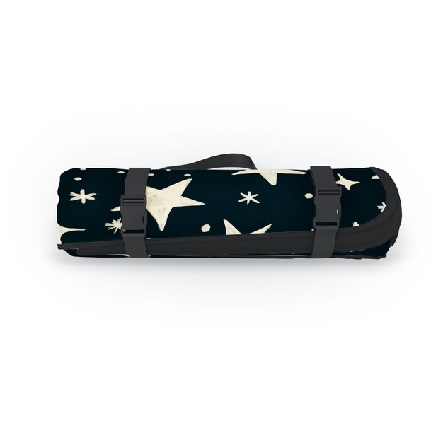 Avenie Black And White Stars Picnic Blanket Deny Designs