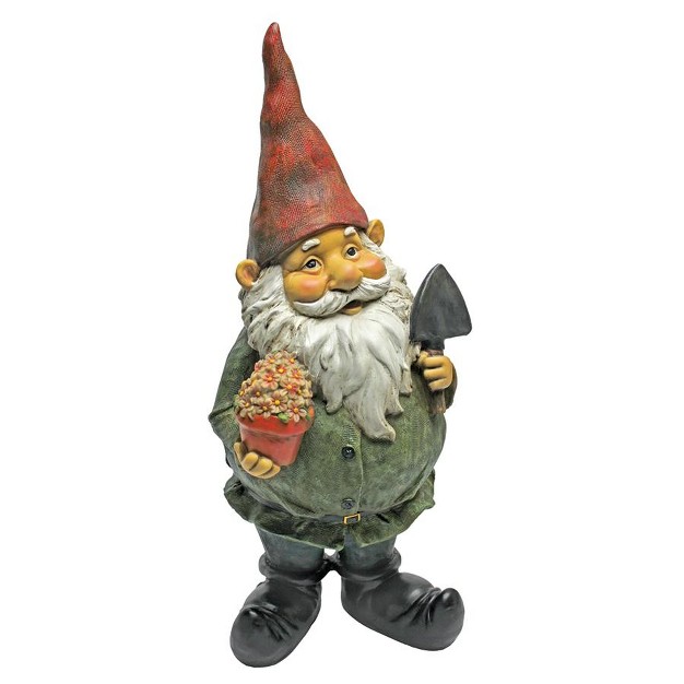 Design Toscano Dagobert With Gifts Garden Gnome Statue