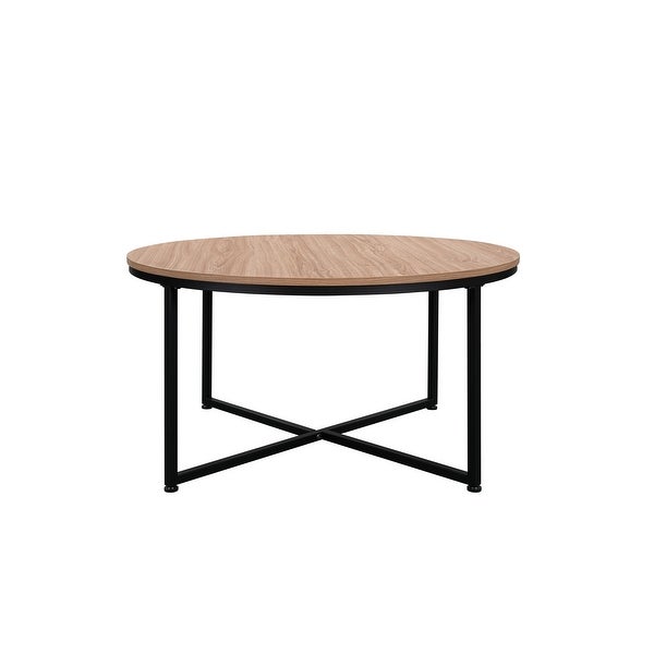 Modern Style TiramisuBest Round Metal Coffee Table