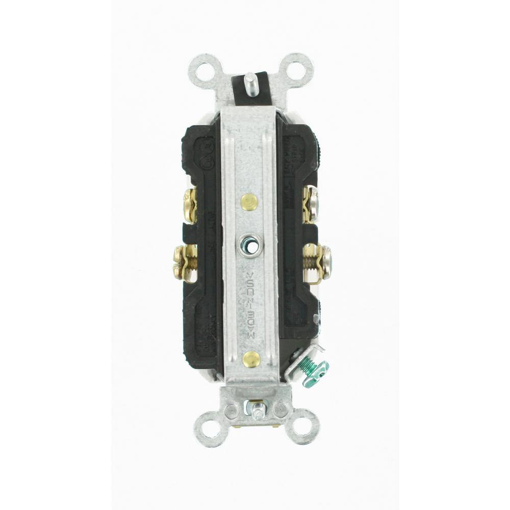 Leviton 20 Amp Commercial Grade Duplex Outlet White R62-CBR20-00W