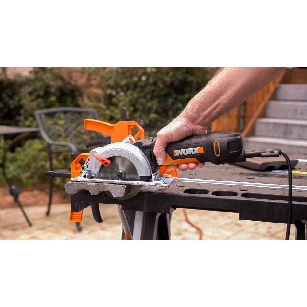 Worx WorxSaw 4-12 in. 4.5 Amp Compact Circular Saw WX439L