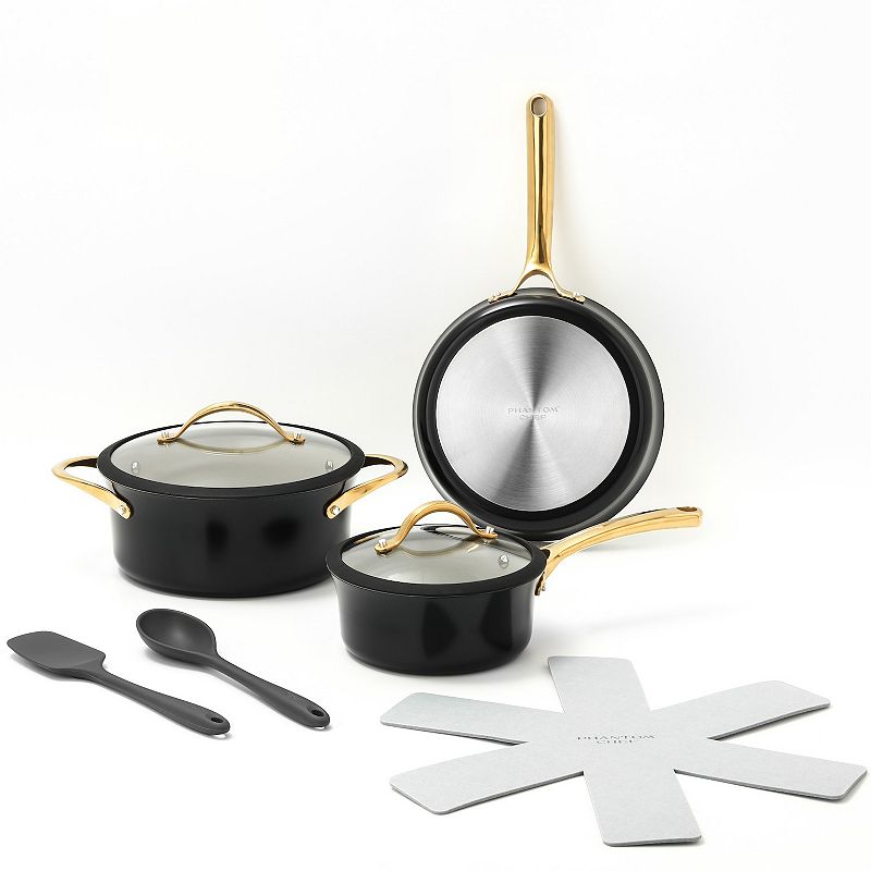 Phantom Chef Luxe Gold 8-pc. Cookware Set