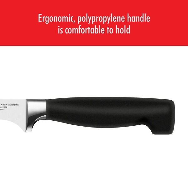 ZWILLING Four Star 7-inch Hollow Edge Rocking Santoku Knife