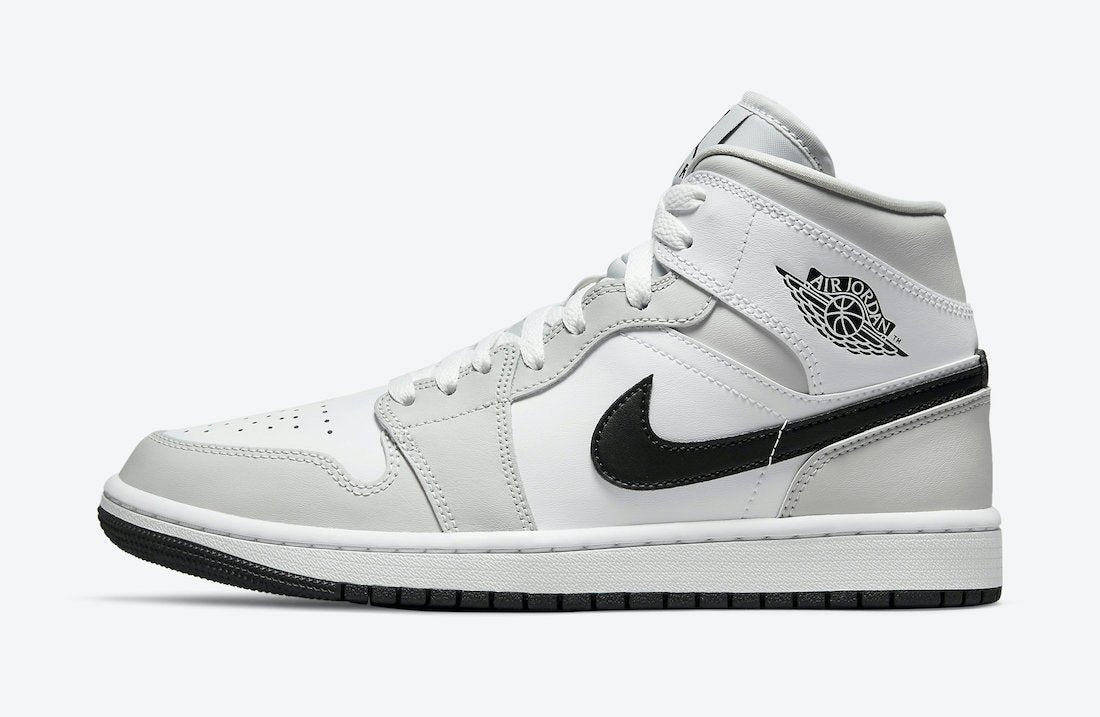 Wmns Air Jordan 1 Mid 'Light Smoke Grey' BQ6472-015