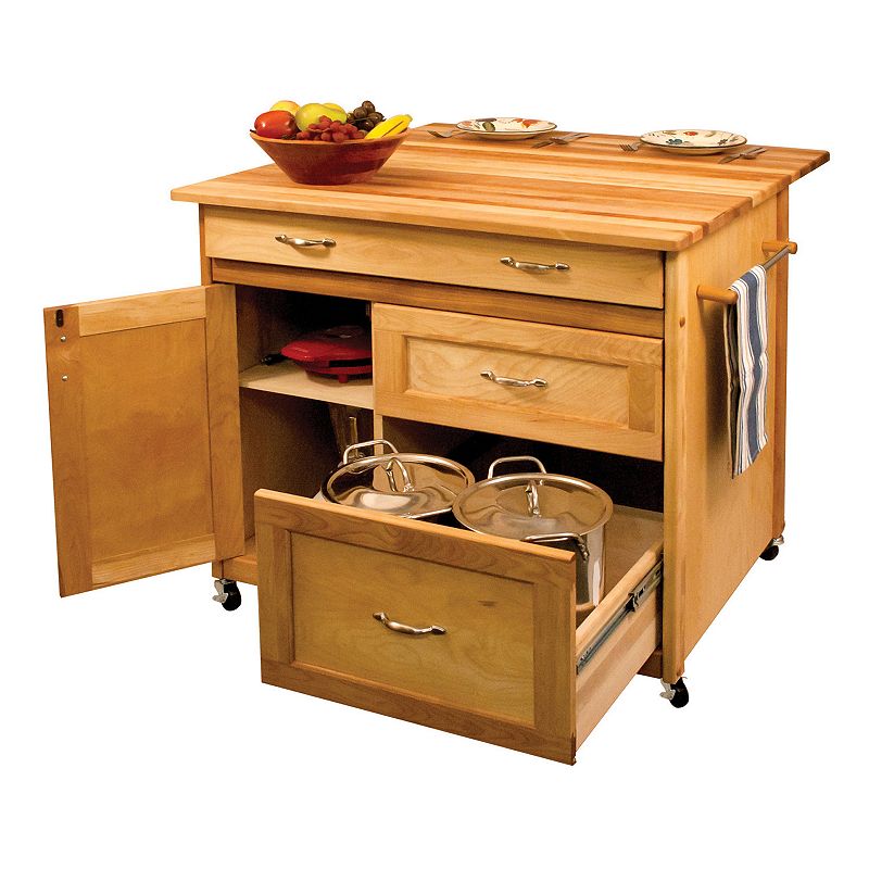 Deep Drawer Kitchen Cart