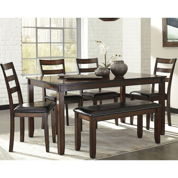 Coviar Dining Table Set Brown Signature Design By Ashley