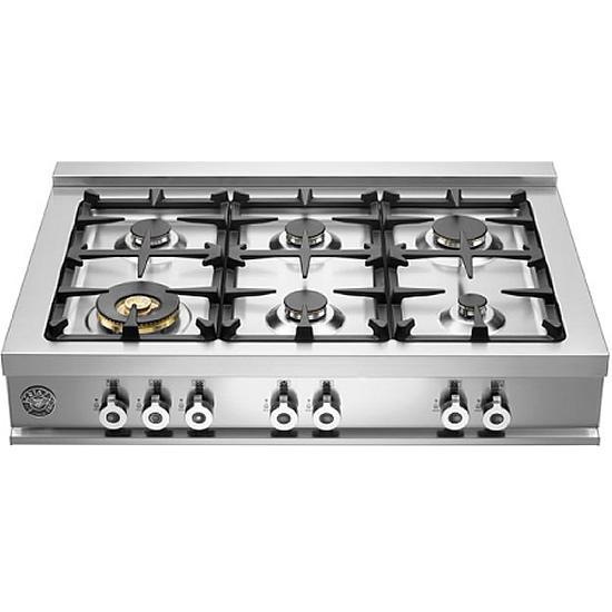 Bertazzoni 36-inch Gas Rangetop CB36600X